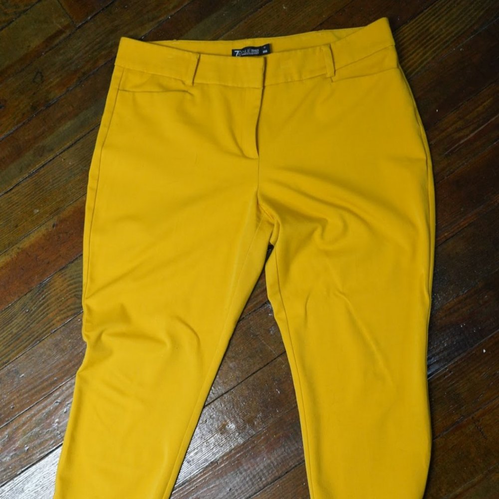 NY&Co Yellow Ankle Pants
